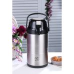 Cooker 3.5 Litre Çift Kat Paslanmaz Çelik Termos(Ev, Iş Yeri, Restoran, Otel, Piknik ve Organizasyonlar) - Siyah - 3,5 lt