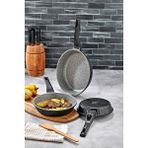 Cooker 3 Parça Granit Döküm Tava Seti 20–24–28 Cm Ckr3898 Çok Renkli