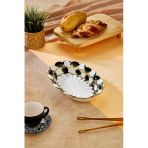 Cooker 30 Cm Porselen Oval Sunumluk Dekoratif Kase Ckr3840