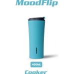Cooker 400 ml 304 Paslanmaz Çelik Çift Kat Mavi Termos