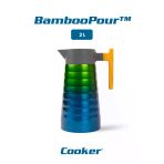 Cooker Bamboopour 2 Litre Paslanmaz Çelik Bambu Saplı Termos Ckr2097