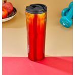 Cooker CKR-2100 Turuncu Kırmızı 500 ml Bardaklı Paslanmaz Çelik Termos