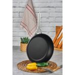 Cooker CKR-2951 26 cm Siyah Gövde Titanium Paslanmaz 4 mm Şef Tavası