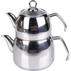 Cooker CKR2617 Lara 2.5 lt Çelik Büyük Boy Çaydanlık Takımı