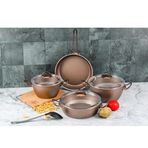 Cooker CKR2818 7 Parça Granit Gold Rose Tencere Seti