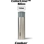 Cooker Colorline Soft 750 ml Paslanmaz Çelik Termos CKR2074 - Füme - 0,01 lt