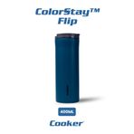 Cooker ColorStay Flip 304 Paslanmaz Çelik 400 ml Termos, Lacivert, 6 Saat Sıcak Soğuk Tutma