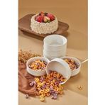 Cooker Emboss 6'Lı 12 Cm Porselen Joker Kase Çorba Kahvaltılık Ikramlık Çerezlik Set