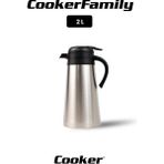 Cooker Family 2 Litre Paslanmaz Çelik Termos CKR2112 - Çok Renkli - 0,01 lt