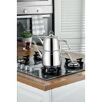Cooker Lara Orta Boy Paslanmaz Çelik Çaydanlık Takımı 1,1 -1,9 Litre CKR3923 - Gümüş