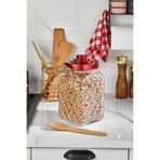 Cooker Nostalji 25 Cm 3.5 Lt Cam Kavanoz Vakum Kapaklı Erzak Bakliyat Detarjan Kavonuzu