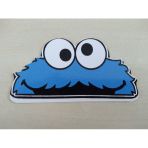 Cookie Monster Sticker 10,5Cmx5,5Cm (Kurabıye Canavarı) Cookie Monster Etıketı, Cıkartma