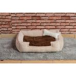 Cookie Pet 70x50 cm Kahve Bej Dolgulu Kedi Köpek Yuvası