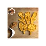 CookieKonsept Çiçekler #4 Konsept Kurabiye Kalıp Seti | Kurabiye, Şeker Hamuru ve Kil Uyumlu