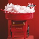 Cookplus Kırmızı Pamuk Şeker Makinesi 31x31x26 cm Kolay Kullanım ve Taşınabilirlik Özelliği