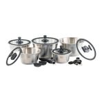 Cookvision Paslanmaz Çelik Tencere Seti 14 Parça