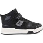Cool 25C.KING Cırtlı Ortopedik Bilekli Sneakers Erkek Çocuk Spor Ayakkabı - Siyah
