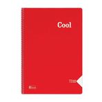 Cool A4 72 Yaprak Çizgili PP Kapak Spiralli Defter (321611-99)