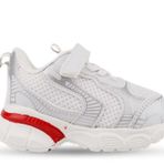 Cool Adam Bebe Çocuk İlk Adım Sneaker Spor Ayakkabı BEYAZ-KIRMZI 25