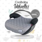 Cool Baby Oto Koltuğu Yükseltici Gri 15-36 kg Kapasite Yumuşak Kol Dayanağı İle Güvenli Seyahat