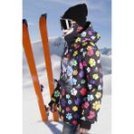 Cool Cat Bayan Kayak Montu, Snowsea Kadın Snowboard Montu / SS5584 - XXXL - Siyah