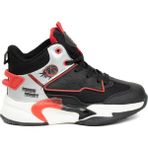Cool Çocuk Uzun Spor Bot Siyah Tekstil Malzemeden Rahat Sneaker Ayakkabı