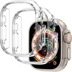 Cool Cold Apple Watch 8 Ultra/ Pro* 49MM * 360 Tam Yumuşak Tpu Ekran ve Kasa Koruyucu Ultura Kılıf - Şeffaf