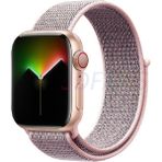 Cool Cold Apple Watch Seri 7/se/6/5/4/3 Saat Bandı (42-44-45)Mm Uyumlu Spor Kordon - Rose Gold