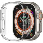 Cool Cold Apple Watch Ultra 2/1 Pro* 49MM * Önü Açık Köşeleri Kapatan Kasa Koruyucu Ultra Kılıf - Mat Şeffaf