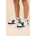 Cool Eldon Unisex Çocuk Ortopedik Çocuk Spor Ayakkabı - Siyah - Beyaz
