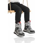 Cool Gri Cırtlı Kaymaz Taban Unisex Çocuk Bot Hilly P