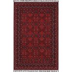 Cool Halı Atlas 02 Kırmızı Mutfak Halısı Yıkanabilir Halı Kaymaz Taban Yolluk Afgan Halısı Salon Halısı