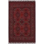 Cool Halı Atlas 05 Kırmızı Mutfak Halısı Yıkanabilir Halı Kaymaz Taban Yolluk Afgan Halısı Salon Halısı