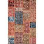 Cool Halı Carnival Renkli Patchwork Halı Yolluk Eskitme Dijital Baskı Halı Makinede Yıkanabilir Vintage Halı