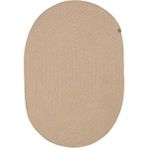 Cool Halı Glenn 608 Bej Banyo Halısı Antre Hol Halısı Hasır Dokulu Oval Banyo Paspası Mutfak Halısı