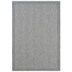 Cool Halı Grande 02 Gri Halı Yolluk Antre Hol Halısı Çerçeve Desenli Halı Kilim Kaymaz Tabanlı Mutfak Kilimi