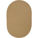 Cool Halı Luke 304 Naturel Oval Halı Paspas Örgü Hasır Kilim Yolluk Bohem Dekoratif Mutfak Balkon Banyo Halısı