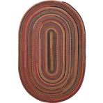 Cool Halı Luke 403 Renkli Oval Halı Paspas Örgü Hasır Kilim Yolluk Bohem Dekoratif Mutfak Balkon Banyo Halısı