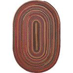 Cool Halı Luke 403 Renkli Oval Halı Paspas Örgü Hasır Kilim Yolluk Bohem Mutfak Balkon Banyo Halısı