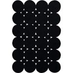 Cool Halı Luke 512 Siyah Halı Paspas Örgü Hasır Kilim Yolluk Bohem Antre Mutfak Balkon Banyo Halısı