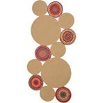 Cool Halı Luke 848 Naturel Renk Oval Halı Paspas Bohem Örgü Hasır Kilim Mutfak Balkon Banyo Halısı
