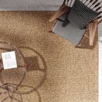 Cool Halı Milano 666 Kahve Hasır Dokulu Halı Kilim Salon Mutfak Koridor Kesme Yolluk Dokuma Makine Halısı - 100 x 200 cm