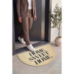 Cool Halı Passy Yarım Ay Şekilli Kapı Önü Paspası Dekoratif Giriş Balkon Teras Outdoor Tasarım Paspas (40x60)
