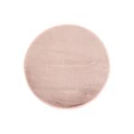 Cool Halı Pembe Yuvarlak Peluş Post Halı Yıkanabilir Kaymaz Tavşan Tüyü Kürk Pofuduk Yumoş Pufy Banyo Halısı