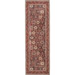 Cool halı Private Bordo Yolluk Koridor Halısı Etnik Desen Otantik Şönil Halı Yıkanabilir Eskitme Vintage Halı