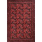 Cool Halı Private Kırmızı Halı Afgan Desen Etnik Yıkanabilir Dokuma Şönil Halı Otantik Ofis Salon Halısı