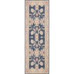 Cool Halı Private Krem Eskitme Vintage Halı Etnik Desen Otantik Şönil Yolluk Yıkanabilir Hol Koridor Halısı