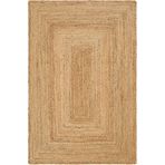 Cool Halı Vime 10 Natural Jüt Halı Yolluk El Dokuma Jüt Kilim Hasır Halı Dekor Otantik Halı Bohem El Halısı