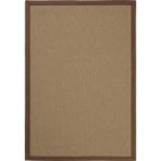 Cool Halı Viyana Art 02 Hasır Dokulu Balkon Halısı İthal Sisal Halı Yolluk Bordürlü Mutfak Halısı Kahverengi