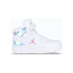 Cool Haykat Beyaz Cırtlı Bilekli Kız Çocuk Sneaker Spor Ayakkabı - 001-Beyaz